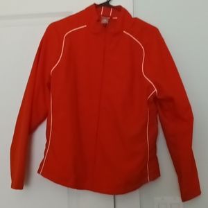 Russell Orange women's large rain jacket